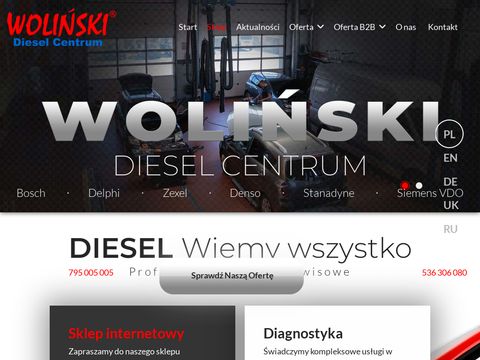 Wolinski.com.pl regeneracja pomp wtryskowych