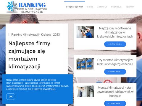 Top10klimatyzacje.pl - ranking Kraków