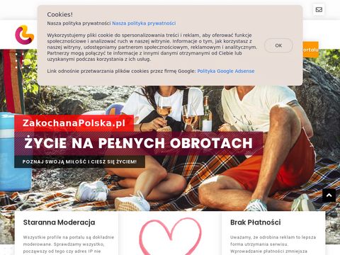 Zakochanapolska.pl darmowe randki